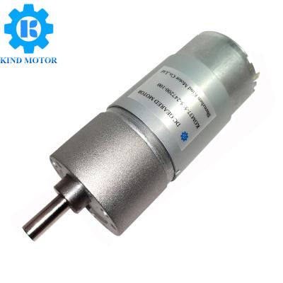 China 24vdc Micro DC Geared Motor , 10 Rpm Dc Gear Motor 37mm Diameter for sale