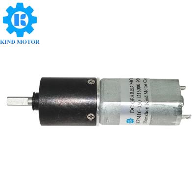 China Micro 16mm 2kg.Cm 3kg.Cm 60rpm 100rpm Dc 6v 12v 24v Planetary Gear Box Motor for sale