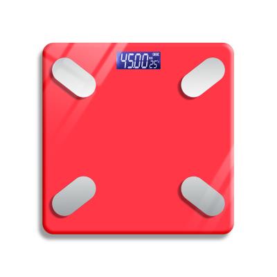 China Portable Electronic Digital Bathroom Scales Bathroom Weight Scale Glass Body Scale for sale