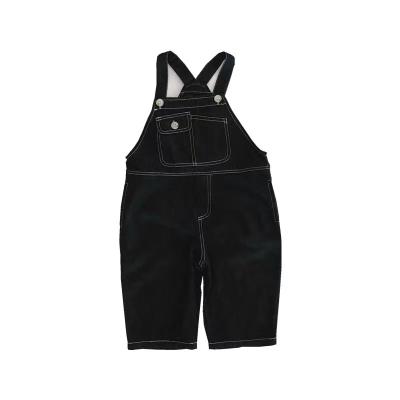 China Autumn Trousers Front Pockets Children Denim Sleeveless Korean Unisex Winter Color Fade Proof Suspender LCFS Australia for sale