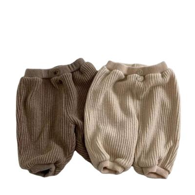 China Color Fade Proof LZL Australia USA Corduroy Baby Pants Autumn Infant Trousers Solid Unisex Baby Pants Winter for sale