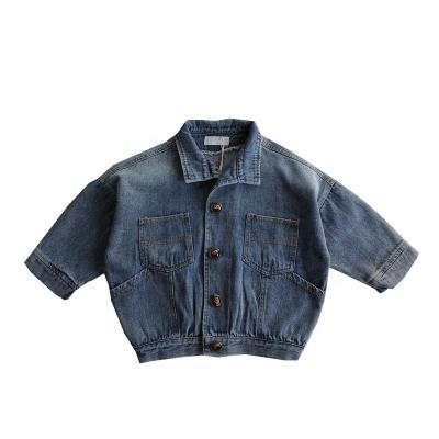 China Korean Children's Front Pockets Designer Jeans Coat Children's Jacket CIS Australia Autumn Clothes Child Unisex Winter Anti-wrinkle HXFS for sale