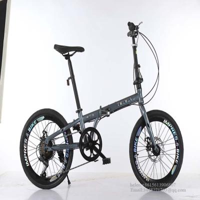 China 2022 hot sale FOLDING BIKE factory fold initializing price 7 cycle portable folding speed foldable bicycles 16 20 inch fold bikes for sale for sale