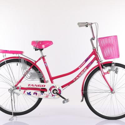 China Lady's City Bike Full 1speed/7 Speed ​​Bicycle Bike 788 Steel 26 Inch 28