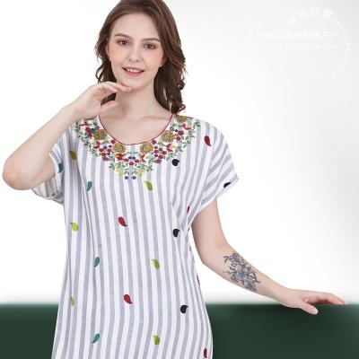 China Muslim robe dubai around high-grade simple and elegant fashion embroidery soft and comfortable pajamas beautiful dress evening dress for sale