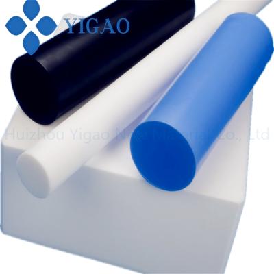 China High Abrasion Resistant Factory Direct Red Blue White Black Nylon Fiberglass Bar GF30 PA6 PA66 OEM Customized Plastic Nylon Bar for sale