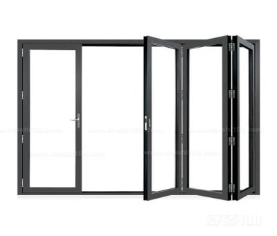 China Modern Exquisite Sound Insulation Balcony Folding Glass Door Products for sale