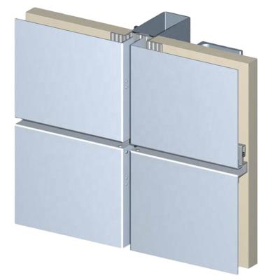 China Modern Exterior Aluminum PVDF Panel Curtain Wall Glass Curtain Wall for sale