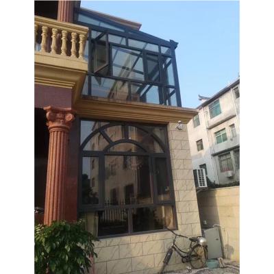 China 2020 Latest Modern Design Aluminum Prefab Glass House and Solarium for sale