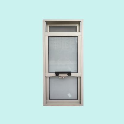 China American Style Aluminum Folding Screen PVC Top Down Sliding Window, High Quality Modern Sliding Window for sale