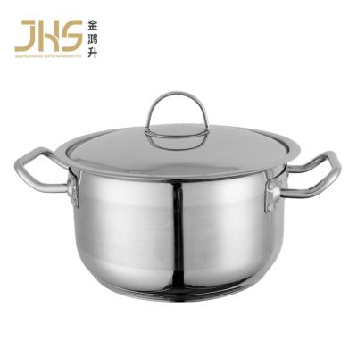 China Sustainable JHS stainless steel casserole soup cookingware set cooking pot set cookware set cooking for sale