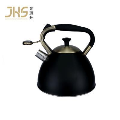 China JHS sustainable factory on sales 3l stainless steel kitchen home hotel whistling kettle for electric gas stovetop cooker for sale