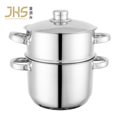 China JHS 14L stainless steel kitchen cookware steamer steamer couscous pot soup cooking pots for sale