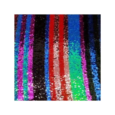 China Abrasion Resistance Embroidery Sequins Fish Scale Sequin Fabric for sale