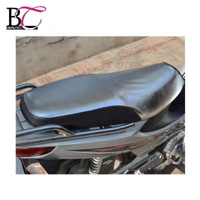 China China-chic new leather for motorcycle black and silver intersection seat cover from factory for sale