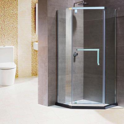 China With Frame Hexagon Shower Enclosure , Integral Diamond Hinge Shower Room for sale