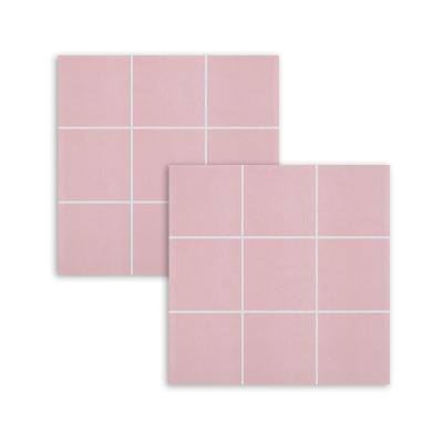 China Kitchen Rustic Pink Matte Tiles Non Slip Flooring, Pink Matte Wall Tile, Kitchen Tile Stickers for sale