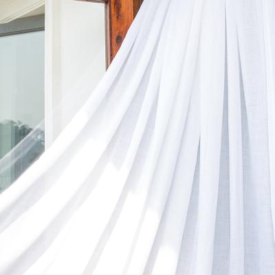 China Beautiful Home Decoration Window Polyester Voile Gauze Sheer Sheer Tulle Curtain for sale