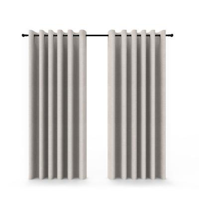 China Luxury Ready Made Minimalist Blackout Curtains Darkening Classic Royal Curtain Quality Blackout Fabric Drapes For Living Room for sale