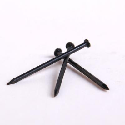 China Hot Sale Flat Black Galvanized Hardened Steel Concrete Nails for sale