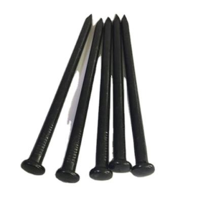 China Flat Nail Steel Black Black Concrete Nails for sale