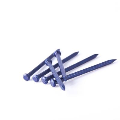 China Best Wholesale Flat Finish Polished And Galvanized Blue Coated Concrete Nails for sale