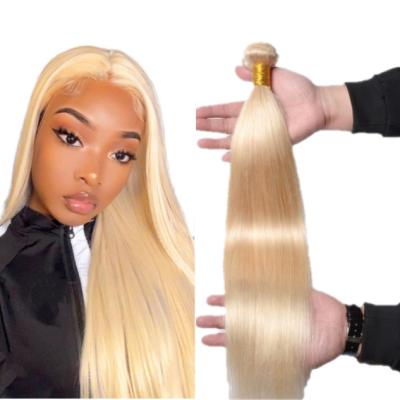 China soft & fast shipping good quality humano natural Remy Human Hair Extension Bundles cabello brazilian 8A 10-28inch blonde body wave wholesale RTS for sale