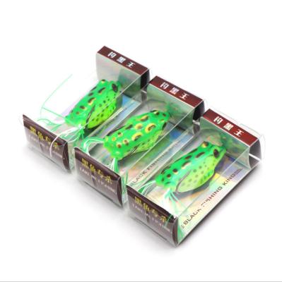 China 5/8/12g Frog Soft Lure with Double Hook Water Simulation Frog Minnow Crank Top Wobbler for Fly Fishing Tube Soft Bait Frog Soft Lure 3 for sale