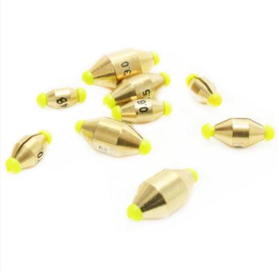 China Copper Alloy Copper Lead Sinker Weights 1.875g-11.25g Sharped Bullet Copper Fishing Tackle Fishing Tackle Lead Attachment for sale