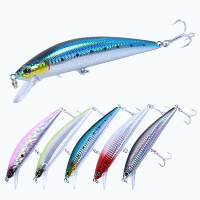 China 3D 40/60G Simulation Bait Plastic Artificial Floating Bait Minnow Hard Lure Fishing Wobbler Sinking Lure Crankbaits for sale