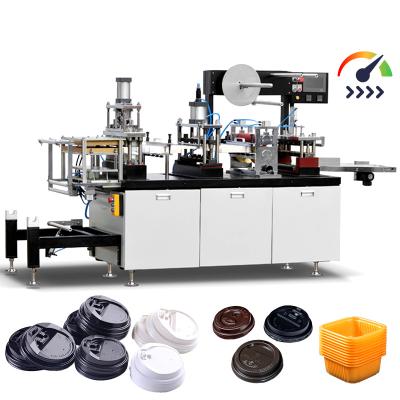 China Hotels Hotels Full Automatic Disposable Plastic Cup Making Machine PS PE PVC Plastic Cup Lid making Machine plastic cake tray making machine for sale