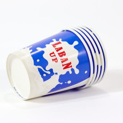 China Disposable Disposable JIANI Wholesale Custom Made Disposable Double PE Coated Paper Cup For Juice Soda Milkshake Cola for sale