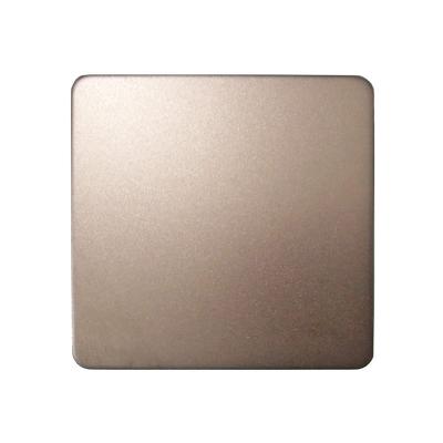 China Interior Decoration AISI 304 Grade Color Stainless Steel Sheets Hairline Bronze Mirror Sandblasted Vibration Anti-fingerprint Exterior Coating for sale