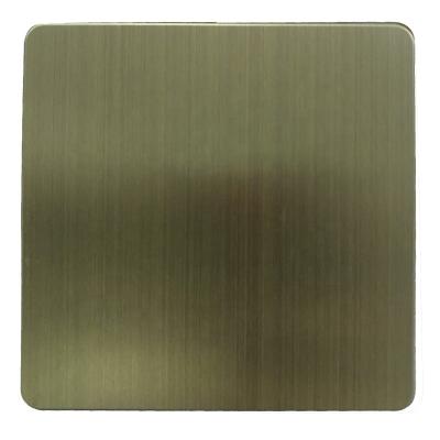 China Hot Sale Door Decoration SUS304 Stainless Steel Sheets Copper Plated Black Antique Bronze Matte Anti-fingerprint for sale