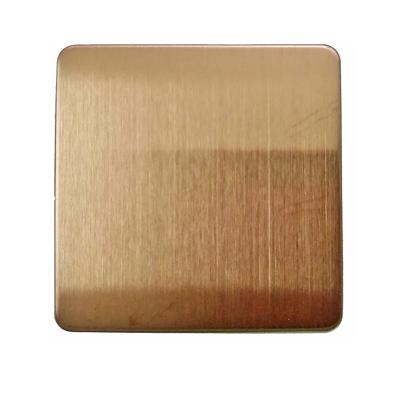 China Manufacture Decoration and Decoration Rose Gold Color Mirror SUS AISI 304 ASTM A240 Stainless Steel Sheets Plate for Wall Panel for sale