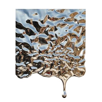 China Industry Mirror Water Wave Decorative Stainless Steel Sheet Sheets for sale