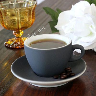 China Custom Color and Capacit Factory Directly Coffee Espresso Cup Viable High Grade Ceramic Coffee Cup and Saucer Professional Supplier for sale