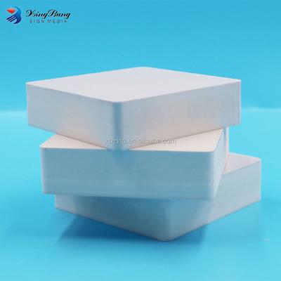 China Advertising White High Density Solid Plastic PVC Foam Board 4x8 / PVC Blocks For Printing for sale