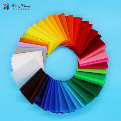 China Advertising Hot Sale 3mm Cast Clear Color Price Per Kg Acrylic Sheet for sale