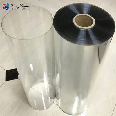 China Advertising 300 micron plastic semi-rigid psuper thin pvc sheet for sale