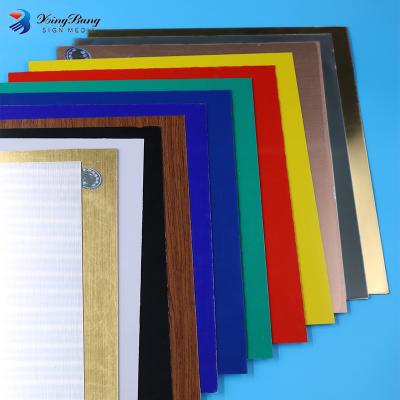 China Factory indoor/outdoor ABS plastic price, double color ABS plastic sheet for CNC engraving for sale