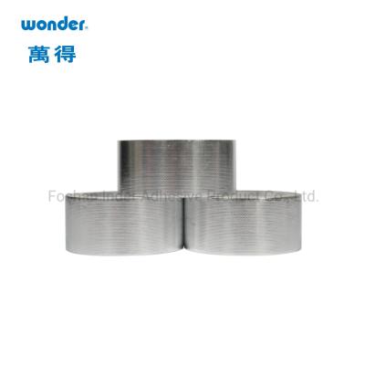 China Adhesive Aluminum Foil Tape Without Liner 0.108mm Thickness Refrigerator Use for sale