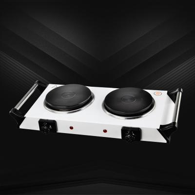 China Excellent Quality 2000W Household Electric Hot Sale Portable Multifunctional Double Burner Hot Plate With Handle Hob for sale