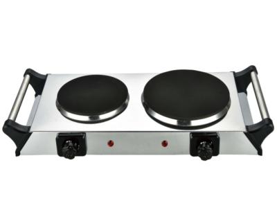 China Excellent Quality Portable Multifunction Dual-Burner Stainless Steel Hot Sale Household Electric Cooking Stove With Handle Hot Dish for sale