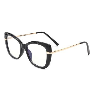 China Anti Blue Light Glasses Fashion Cat Eye Wild High Quality Women Wholesale Anti Blue Light Glasses Custom OEM Glasses for sale