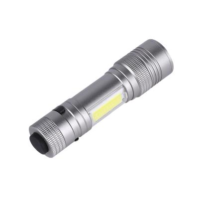 China Super Brightness Camping Led Flash Light Tactical COB Rechargeable Usb To Torch Most Powerful Flashlight for sale