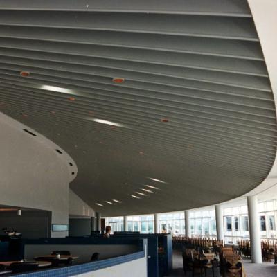 China Artistic Ceilings New Best Drop Down Ceiling Decorative Suspended Metal Partition Slat Suspended Ceiling for sale