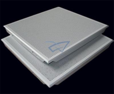 China Artistic Ceilings Building Decoration Materials 300*300 Aluminum Metal Clip In Ceiling Panel For Office for sale