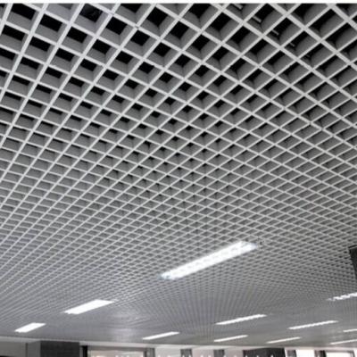 China Artistic Aluminum Open Grid Suspended Ceilings Metal Decorative False Ceilling Design for sale