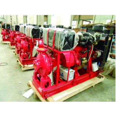 China FIRE NFPA 20 Standard Fire System Pump Horizontal Diesel Engine Split Case Fire Fighting Pump for sale